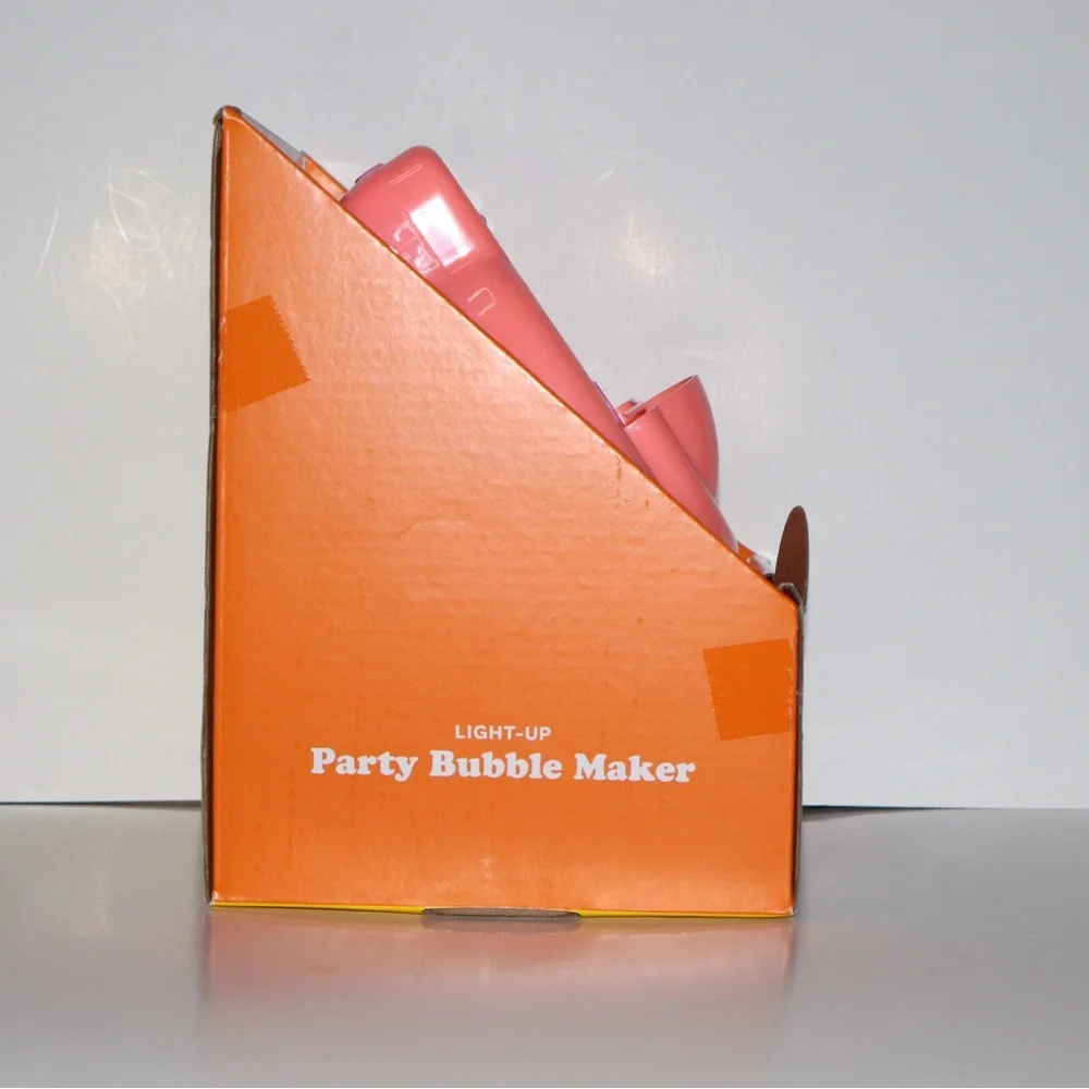 Pink Light-Up Party Bubble Maker Sun Squad New In Box Fun Outdoor Wet Summer